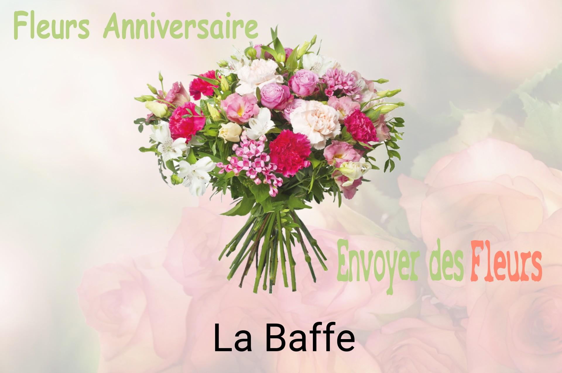 Bouquet de fleurs d’anniversaire livré à La Baffe
