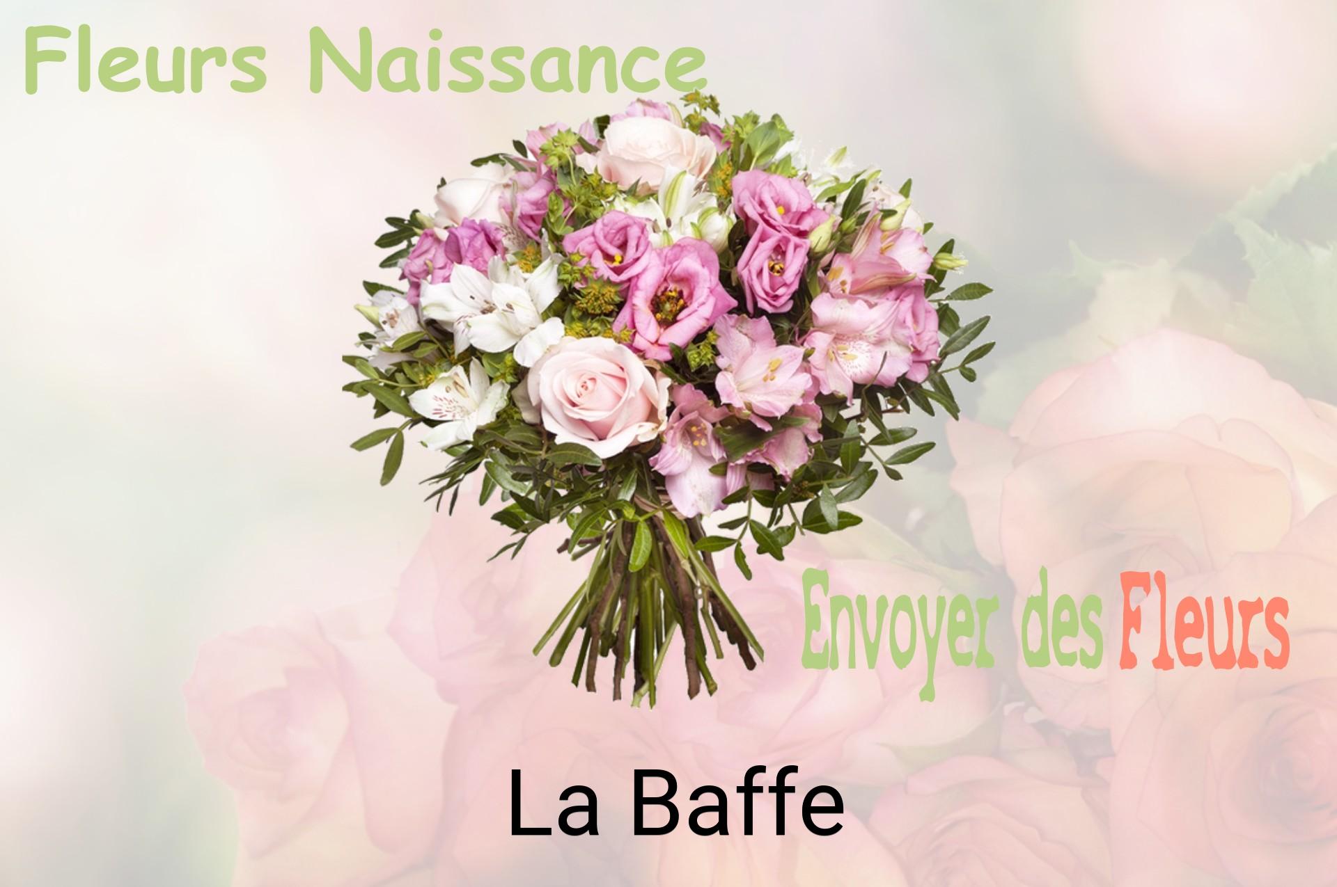 Bouquet de fleurs de naissance livré à La Baffe